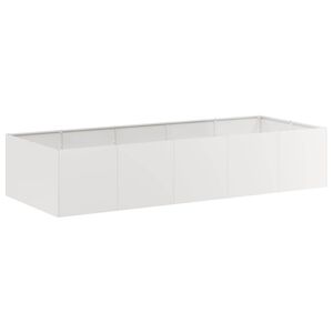 vidaXL Plantenbak 200x80x40 cm roestvrij staal