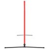 vidaXL Tennisnet 400x100x87 cm polyester zwart en rood