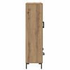 vidaXL Highboard Artisan Eiken 69,5 x 31 x 115 cm Bewerkt hout
