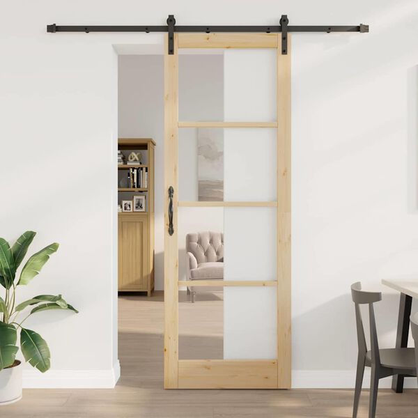 vidaXL Schuifdeur ORKDAL Naturel 83 x 232 cm