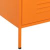 vidaXL Ladekast 80x35x101,5 cm staal oranje