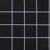 vidaXL Palletkussen ruitpatroon 50x50x12 cm stof zwart