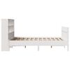 vidaXL Bedframe zonder matras massief grenenhout wit 120x200 cm