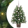 vidaXL Kunstkerstboom met 150 LED met standaard Groen 75 cm PE en PVC