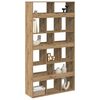 vidaXL Boekenkast 100x33x187,5 cm bewerkt hout artisanaal eikenkleurig