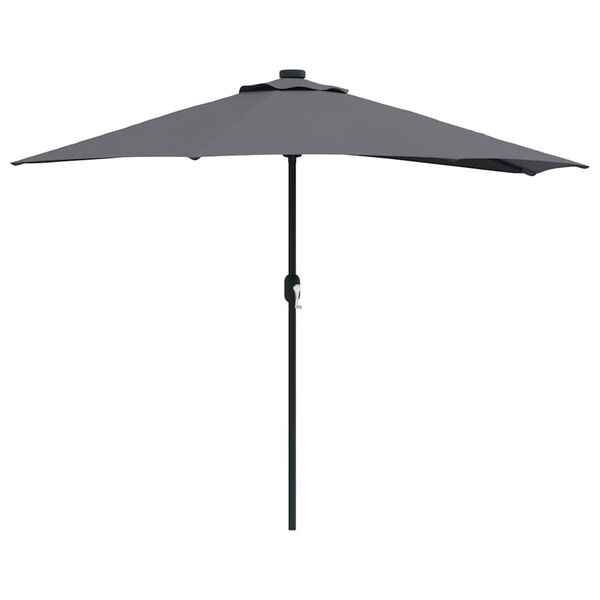 vidaXL Tuinparasol Antraciet 294 x 150 x 224 cm Polyester en staal