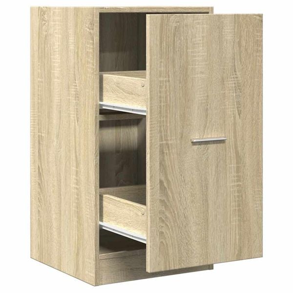vidaXL Apothekerskast 40x41x77,5 cm bewerkt hout sonoma eikenkleurig