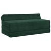 vidaXL Vouwbare Bankbed Donkergroen 120 x 60 x 49 cm Stof