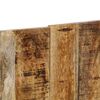 vidaXL Hoofdbord 120 cm massief ruw mangohout