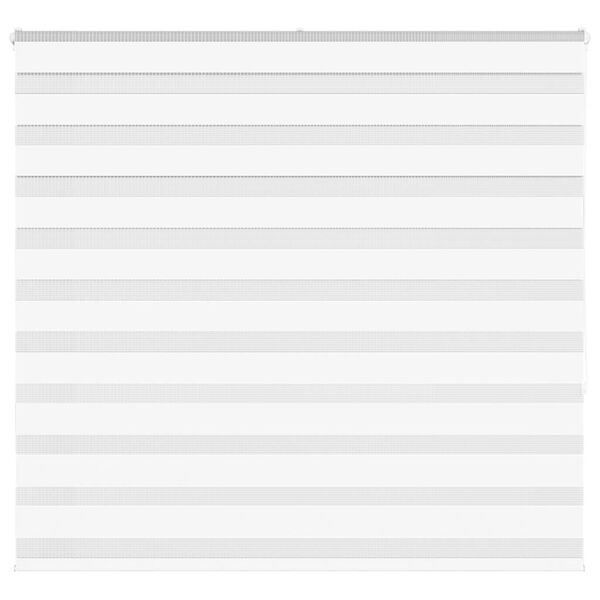 vidaXL Zebra rolgordijn 165x150 cm stofbreedte 160,9cm polyester wit