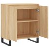 vidaXL Dressoir 60x35x70 cm bewerkt hout sonoma eikenkleurig