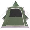vidaXL Teepee Tent met dak met opslag Groen 545 x 450 x 295 cm