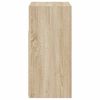vidaXL Dressoir met LED-verlichting 80x35x75 cm sonoma eikenkleurig