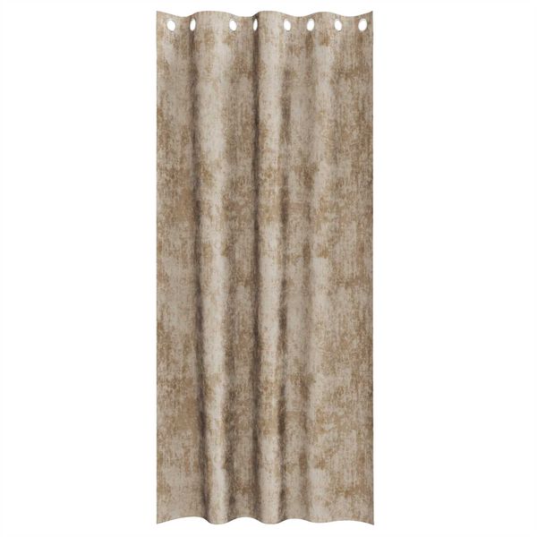 vidaXL Velvet Gordijnen 2 pcs champagne 245 x 140 cm Fluweel