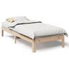 vidaXL Bedframe zonder matras massief grenenhout 80x200 cm