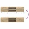 vidaXL Tv-meubelset met lade met plank Sonoma Eiken Bewerkt hout