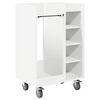 vidaXL Golfkast met wiel Effen Wit 65 x 45 x 98 cm
