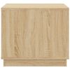 vidaXL Salontafel 51x50x44 cm bewerkt hout sonoma eikenkleurig