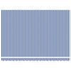 vidaXL Luifel uittrekbaar 4x3 m stof en aluminium blauw en wit