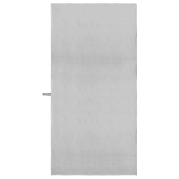 vidaXL Sporthanddoeken 2 pcs Grijs 140 x 70 cm Polyester en polyamide