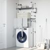 vidaXL Wasmachinerek 77x52x192 cm aluminium