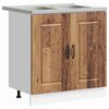 vidaXL Keukenkast Kalmar Oudhout 80 x 46 x 81,5 cm Bewerkt hout