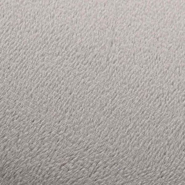 vidaXL Kruk fluweel 28 x 36 cm lichtgrijs en goudkleurig