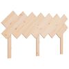 vidaXL Hoofdbord 151,5x3x81 cm massief grenenhout