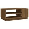 vidaXL Salontafel 102x55x43 cm bewerkt hout bruin eikenkleur