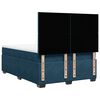 vidaXL Boxspring met matras fluweel blauw 140x200 cm
