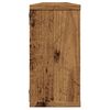 vidaXL Wandschappen kubus 2 st 100x15x30 cm bewerkt hout oud hout