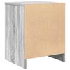 vidaXL Nachtkastjes 2 st met lade 40x34x50 cm grijs sonoma eiken