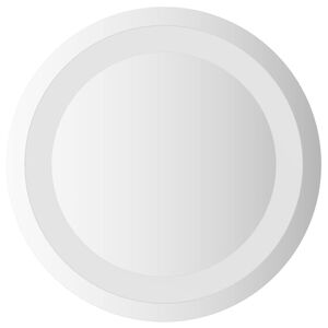 vidaXL LED Badkamer Spiegel Transparant &Oslash; 30 cm gehard glas