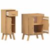 vidaXL Badkamermeubel Set met lade 2 pcs Bruin 114 x 43 x 73.5 cm