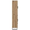 vidaXL Hoge kast met lade 2 pcs Artisan Eiken 69,5 x 34 x 180 cm