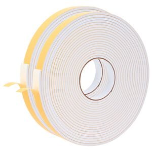 vidaXL Zelfklevende schuimtape 2 st Wit 20mm x 10m CR Schuim