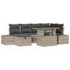 vidaXL Tuin Sofa Set 7 st poly rattan