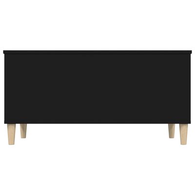 vidaXL Salontafel 90x44,5x45 cm bewerkt hout zwart