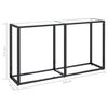 vidaXL Wandtafel 140x35x75,5 cm gehard glas transparant