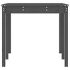 vidaXL Tuintafel 159,5x82,5x76 cm massief grenenhout grijs