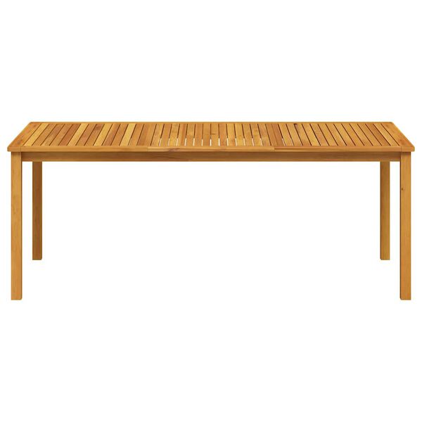 vidaXL Tuintafel 200x100x74 cm massief acaciahout