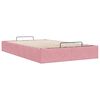 vidaXL Bedframe zonder matras 120x190 cm fluweel roze