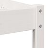 vidaXL Bedframe Wit 208.6 x 157.6 x 69.4 cm Massief grenenhout
