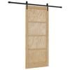 vidaXL Schuifdeur ORKDAL 86 x 198,5 cm Massief grenenhout