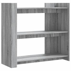 vidaXL Wandtafel 100x35x90 cm bewerkt hout grijs sonoma eikenkleurig