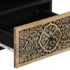 vidaXL Nachtkastjes 2 st 40x33x46 cm massief mangohout