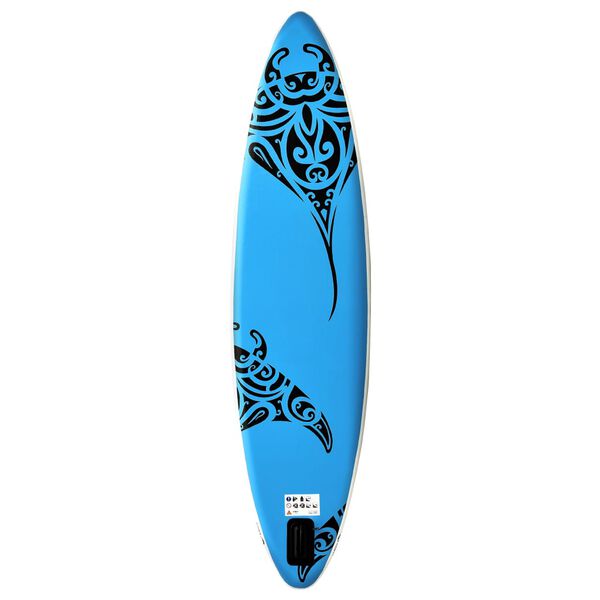 vidaXL Stand Up Paddleboardset opblaasbaar 366x76x15 cm blauw