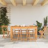 vidaXL Bistrostoelen 8 st inklapbaar massief acaciahout
