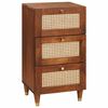 vidaXL Dressoir Bruin 40 x 33.5 x 75 cm Bamboe en massief mango hout