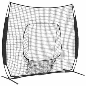 vidaXL Honkbaloefennet Zwart 250 x 106 x 209 cm Polyester